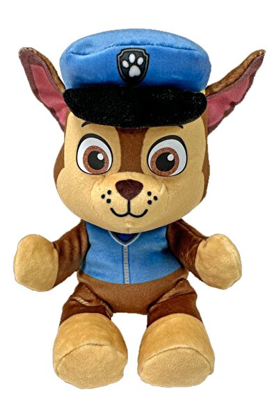 Genel Markalar TY Peluş Paw Patrol - Chase 20 cm: Ekibin Cesur Polis Köpeği!