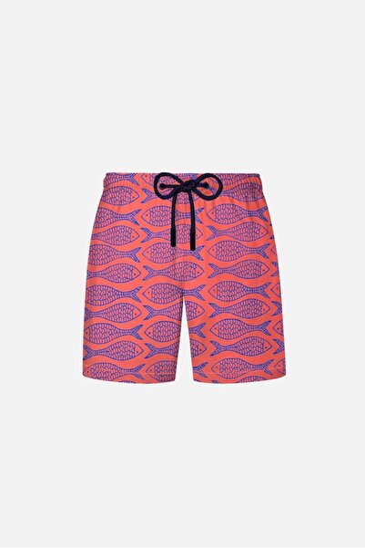 AYYILDIZ 106 Koral Fish Patterned Boy's Swim Shorts