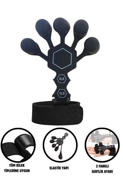 Unichrome Black Gripster Vein Enhancer Wrist Strengthener Exercise Spring