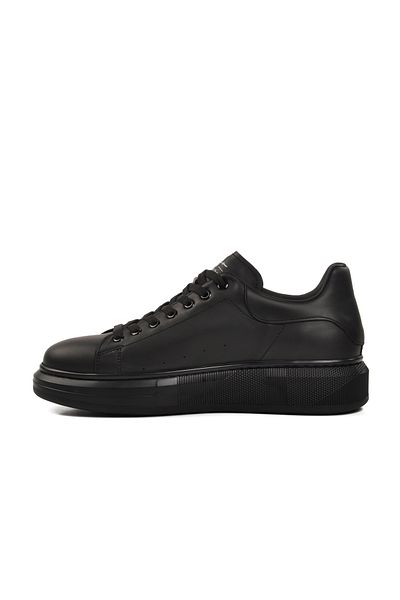 MARCOMEN Black Genuine Leather Men's Sneaker 152-21028 m