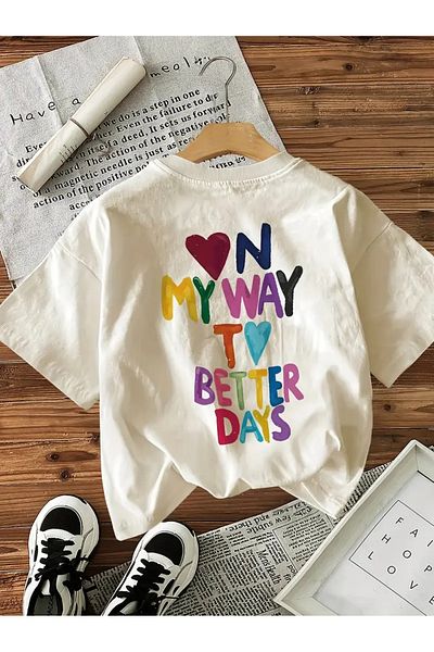 Touz Moda Μπλουζάκι με στάμπα Unisex Oversize στο δρόμο μου για καλύτερα μέρη
