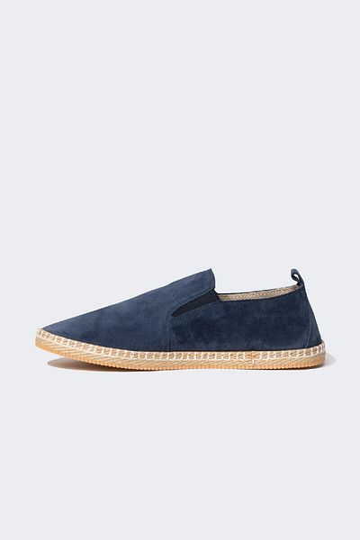 DeFacto Leather Suede Espadrille - Men's Flat Sole C8780AXNS