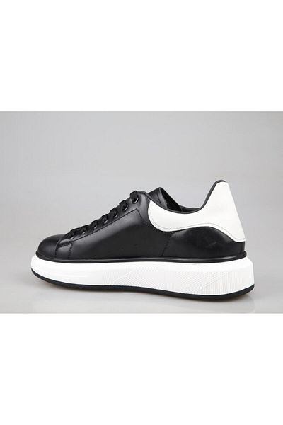 MARCOMEN 21028 Genuine Leather Black Men's Casual Shoes