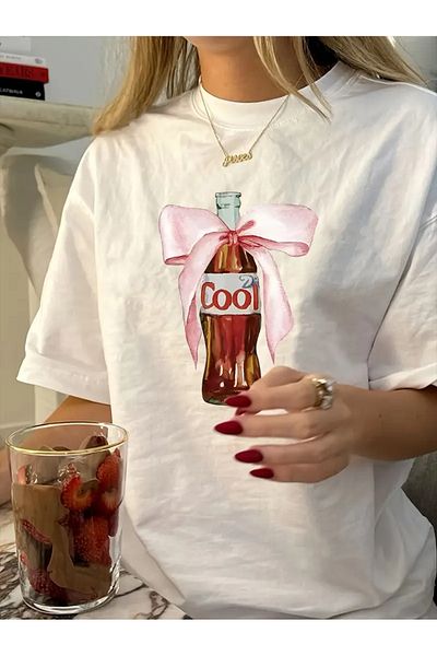 Touz Moda Vintage Cool εμπριμέ Unisex Oversize T-shirt