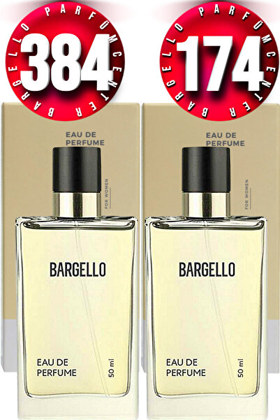 Bargello Parfüm 384 Kadın Parfüm Floral 50 Ml EDP + Bargello 174 Kadın Parfüm...