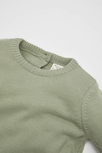 DeFacto Baby Boy Crew Neck Basic Plain Knitwear Sweater A5036A524Au