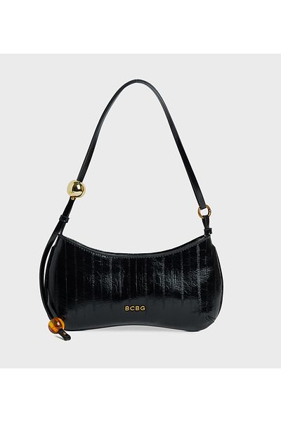 BCBG LOGO DETAIL SHOULDER BAG