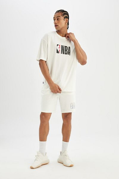 DeFacto DeFactoFit - ΝΒΑ Wordmark, τυπική εφαρμογή, κοντό σορτς B9905AX24SM