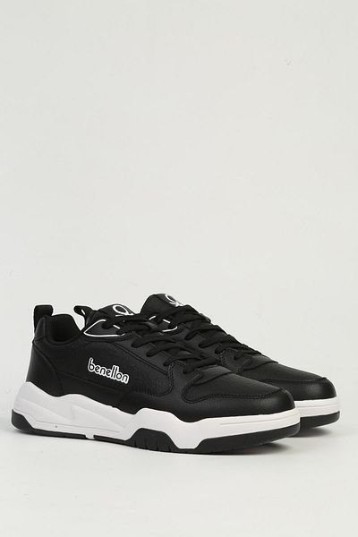 Benetton Black Men's Sports Shoes Imported Bni-11505
