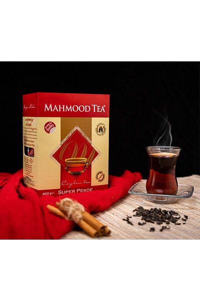 Mahmood Tea Super Pekoe Imported Ceylon Sri Lanka Ceylon Bulk Tea 400 gr X 3 Pieces