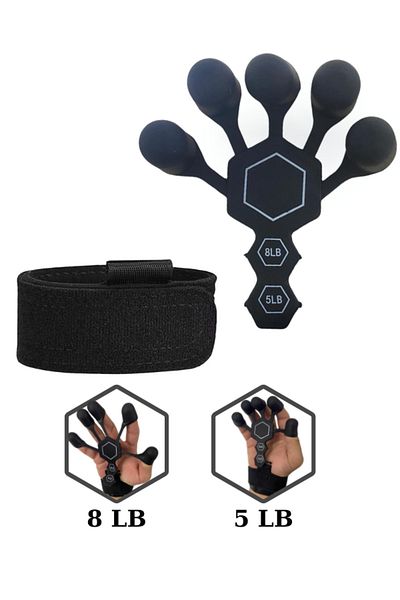 Unichrome Black Gripster Vein Enhancer Wrist Strengthener Exercise Spring