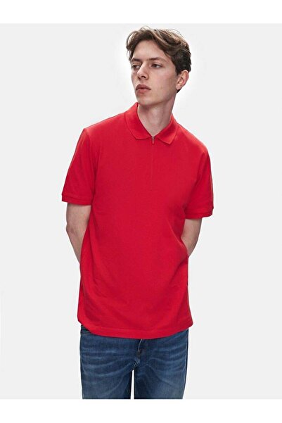 Ltb Lozoko Kırmızı Erkek Polo Yaka Kısa Kol Regular T-Shirt 1225841886089600
