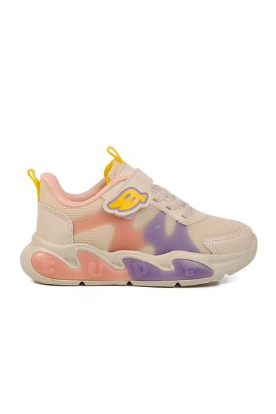 pepino Κρεμ Velcro ελαφριά Unisex παιδικά αθλητικά παπούτσια