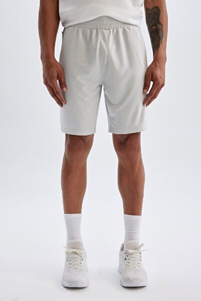 DeFacto DeFactoFit Slim Fit Dar Kesim Sporcu Standart Paça Şort V3030AZ24AU
