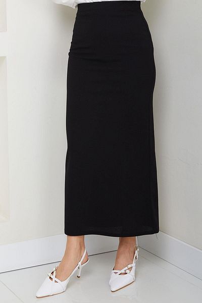 hafsamina Μολύβι φούστα Week in Black (HM2714)