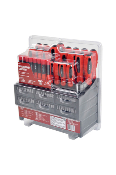 ACE 100-Piece Ratcheting Screwdriver and Bits Set