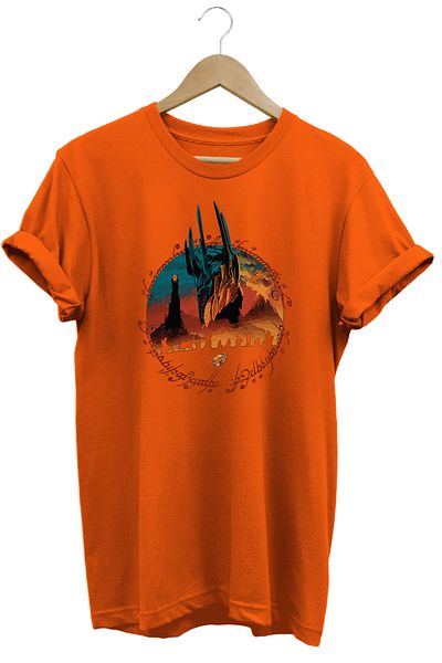 remonz Μπλουζάκι της σειράς Lord of the Rings Sauron με στάμπα 100% βαμβακερό κανονικό μέγεθος