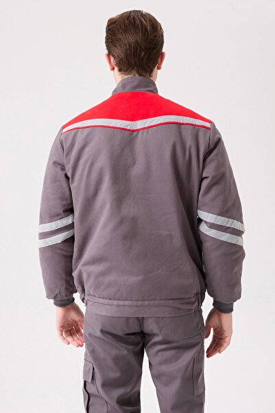 Kardelen İş Elbiseleri ROYAL WINTER COAT Quilted Reflective Warm Durable Work Coat