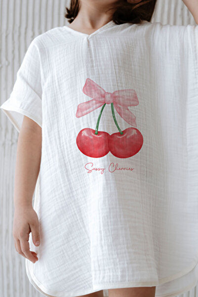 Tuğba Kuğu 4 Layer Muslin Poncho - Summer Vibes