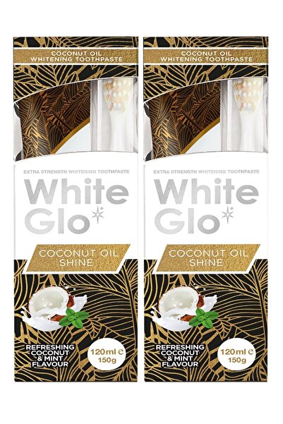 White Glo Hindistan Ceviz Yağı Özlü Diş Macunu 150 G Avantajlı Paket X 2 Adet
