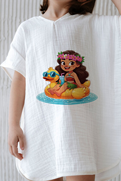 Tuğba Kuğu 4 Layer Muslin Poncho - Summer Vibes