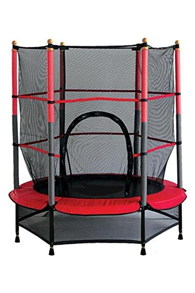 CKSpor 140 cm Korumalı Çocuk Trambolini (55 inç) Fileli Trambolin