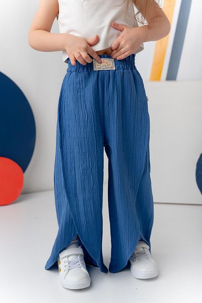 Zeyland Girl's Loose Trousers - Indigo