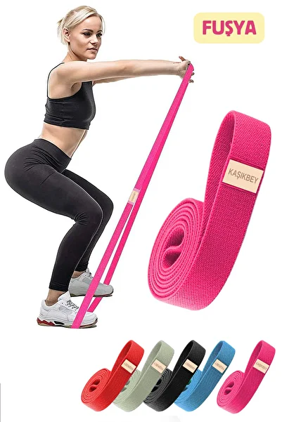 KAŞIKBEY Elastic Squat Pilates Fitness Band Esports Leg Hip Exercise Resistance Band