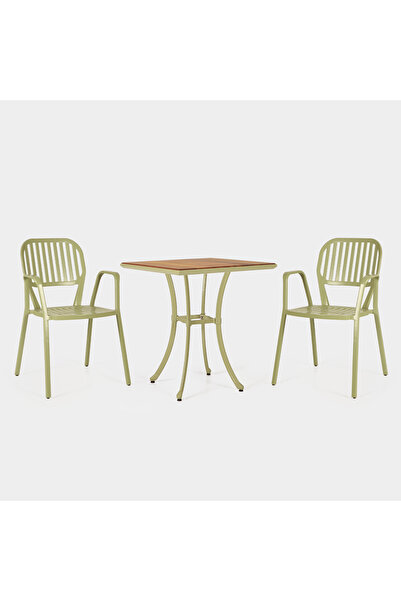 ASTORAL İç ve Dış Mekan Uyumlu Alüminyum Çerçeveli Masa Sandalye Seti