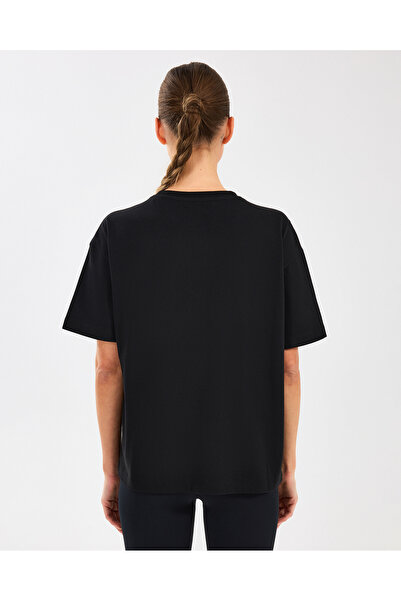 SKECHERS W Loose Fit Graphic Tee T-Shirt Women's Black Tshirt S2510131-001