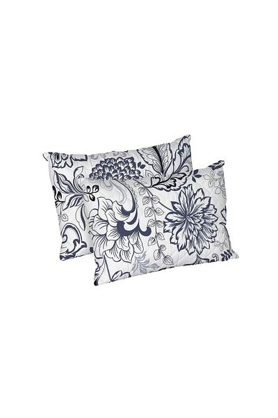 ALCAM Set Of 2 Art Pillows, Quilted Microfiber, 50x70 Cm
