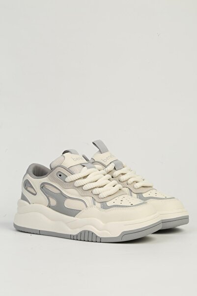 Benetton Beyaz Gri Kadın Spor Ayakkabı İTHAL BNI-11571