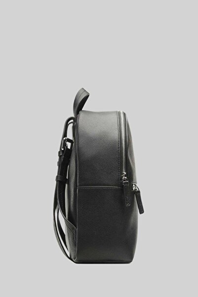 HUGO Kadın Marka Logolu Ayarlanabilir Omuz Askılı Sırt Çantası Siyah