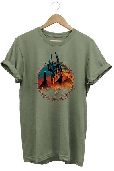 remonz Μπλουζάκι της σειράς Lord of the Rings Sauron με στάμπα 100% βαμβακερό κανονικό μέγεθος