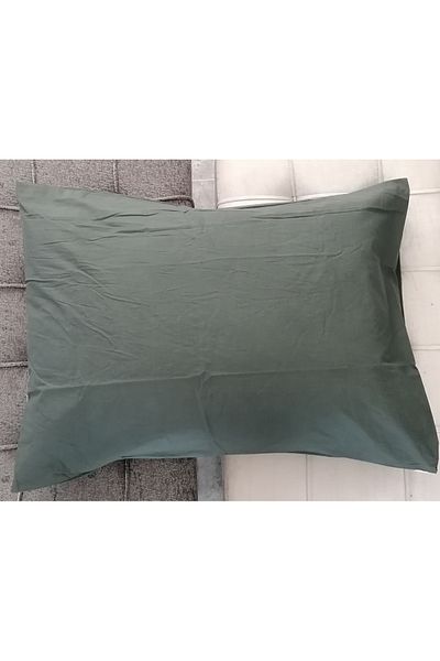 Taç Σετ μαξιλαριών Green Crown Basç Ranforce (2 τεμάχια 50x70 cm)