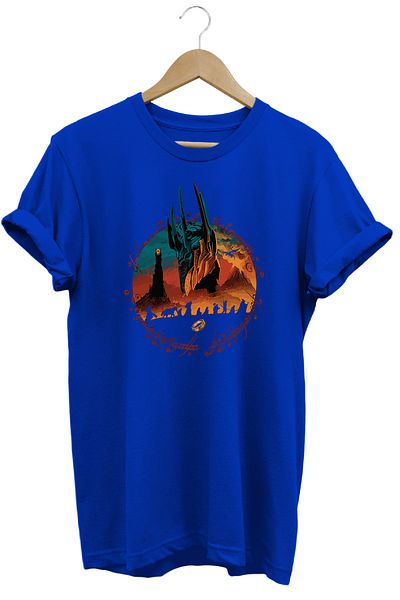remonz Μπλουζάκι της σειράς Lord of the Rings Sauron με στάμπα 100% βαμβακερό κανονικό μέγεθος