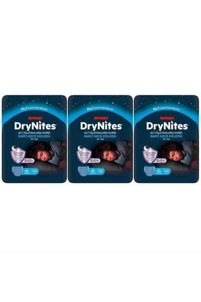 DryNites Emici Gece Külodu/Külot Bez Erkek 13+ Yaş (48-60KG) X Large 27 Adet ...