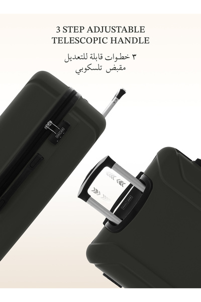 PARAJOHN Spectrum 28-Inch Check-in Luggage ABS Hard Shell Suitcase with 360° Spinner Wheels & TSA Lock