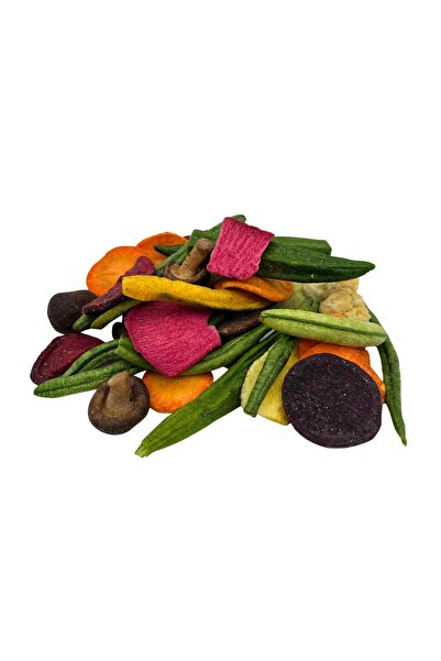 Lava Roastery مزيج خضراوات مجففة مشكلة 250 غرام، وجبة خفيفة مقرمشة من الخضراو...