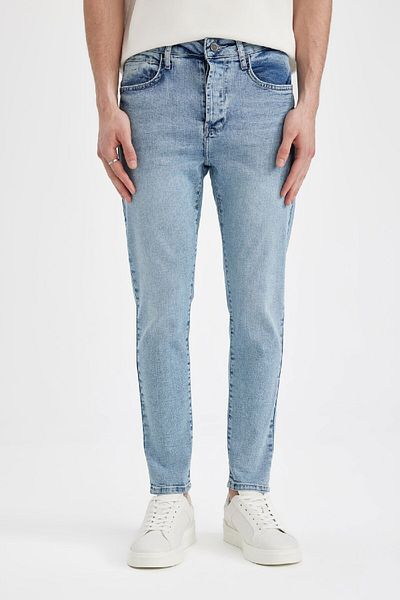 DeFacto Skinny Crop Fit Skinny Comfortable Fit Κανονική μέση Extra Skinny Leg Jean παντελόνι C9646AX24SP