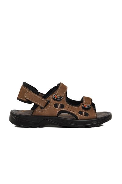 AYAKMOD Ανδρικά σανδάλια Sand Nubuck Γνήσιο Δέρμα 1405 M