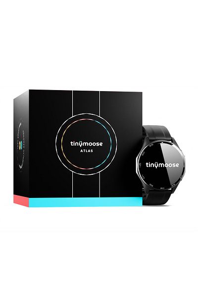 Tinymoose Atlas Smartwatch – HD AMOLED, 150+ Sports, 30M Waterproof, AI Features, GPS, Bluetooth Call