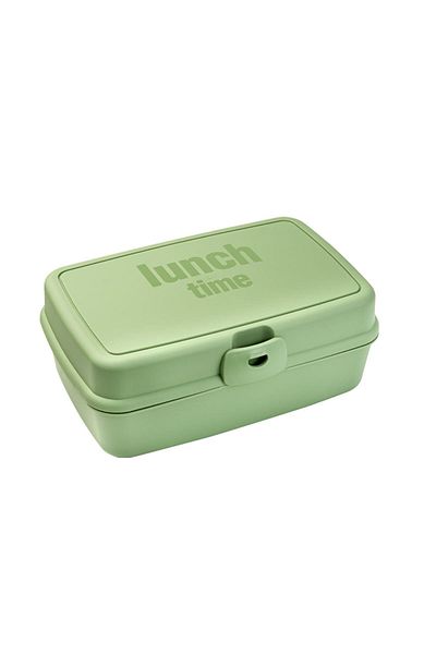 Herevin Green Color 2.15 Lt Lunch Time Feeding Box 14.5 X 21.5 X 8.2 cm