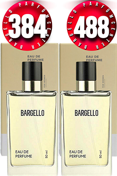 Bargello Parfüm 384 Kadın Parfüm Floral 50 Ml EDP + Bargello 488 Kadın Parfüm...