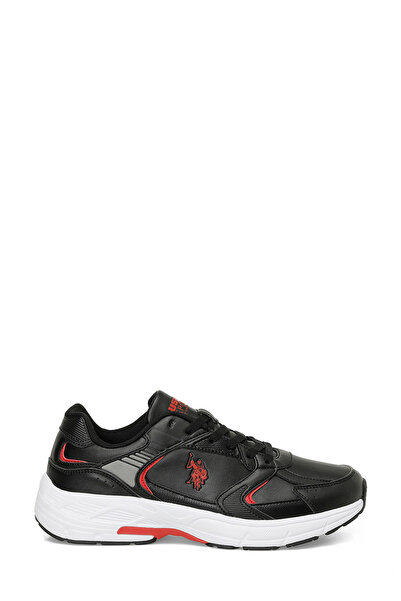 U.S. Polo Assn. حذاء رياضي رجالي أسود من FELIX GLB 4PR
