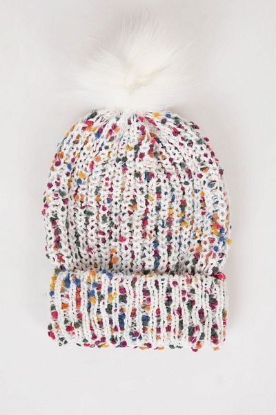 DeFacto Baskenmütze mit Pompon-Muster für Mädchen - C7647a824wn