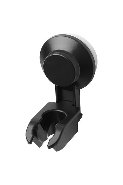 IKEA TISKEN Black Hand Shower Park Bracket with Suction Cup – 8x6x10 cm – IKEA