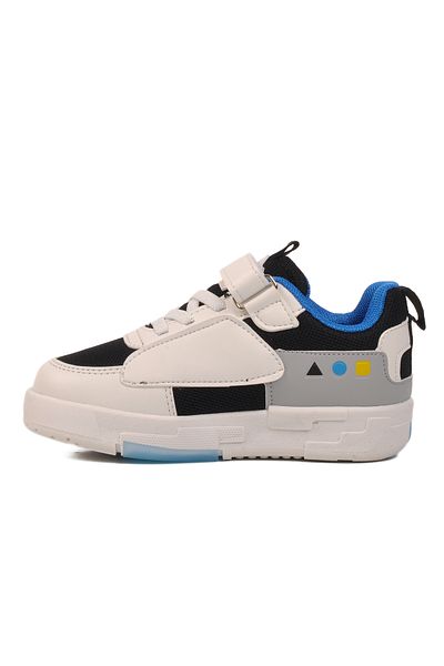 AYAKMOD Black White Unisex Kids Sports Shoes Legos P Model