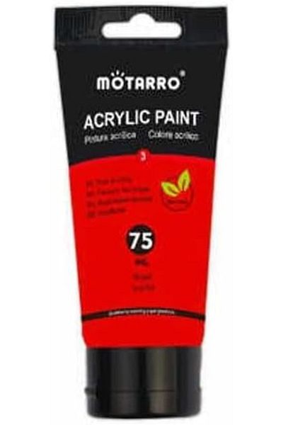 MOTARRO MP040-3 طلاء أكريليك 75 مل، عبوة من قطعتين، أحمر ملكي