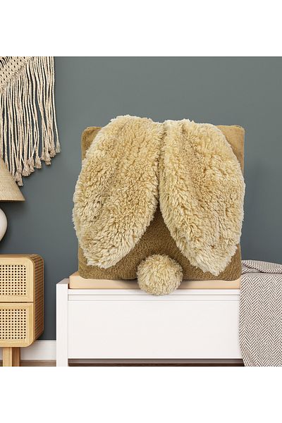 Özgüner Oyuncak Throw Pillow Ear Pillow Rabbit Ear Design - Complete Your Home Decoration with Cute Design